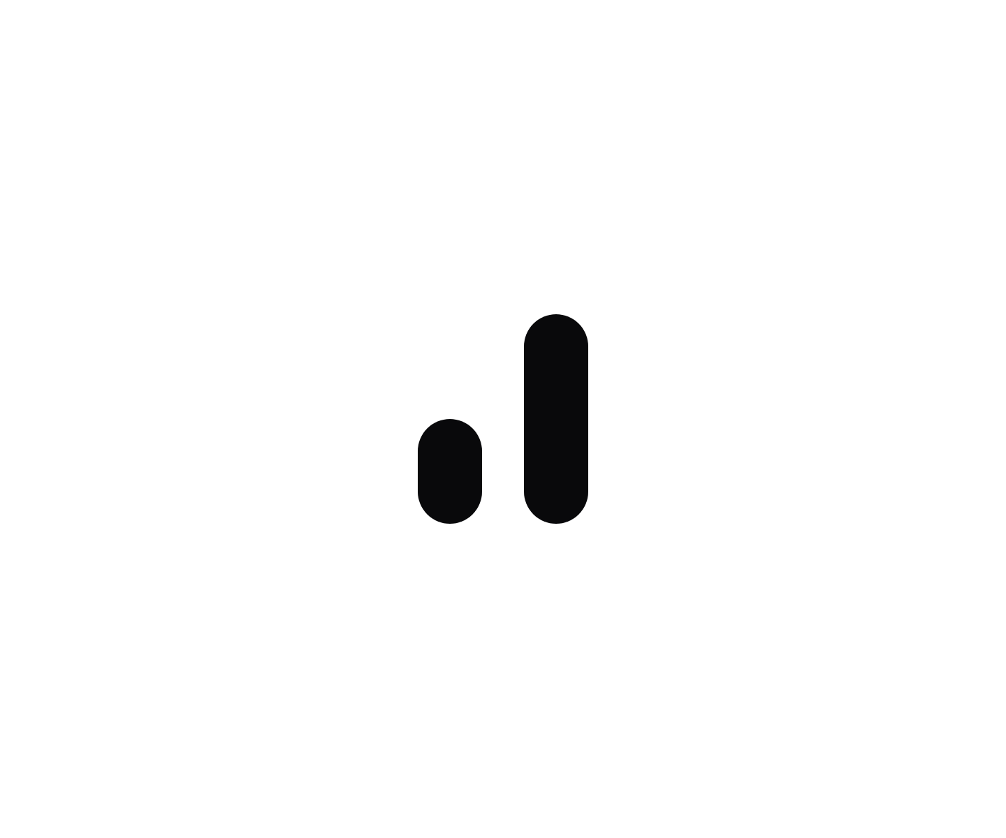 Mono logomark on white background